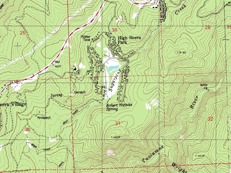 Center of map is the center of our meadow