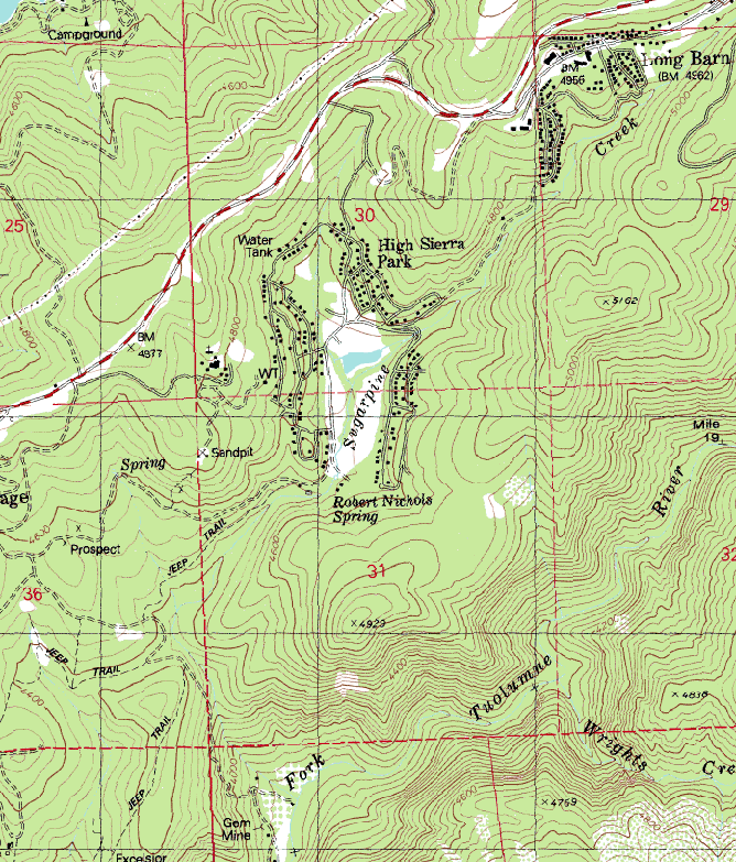 Center of map is the center of our meadow