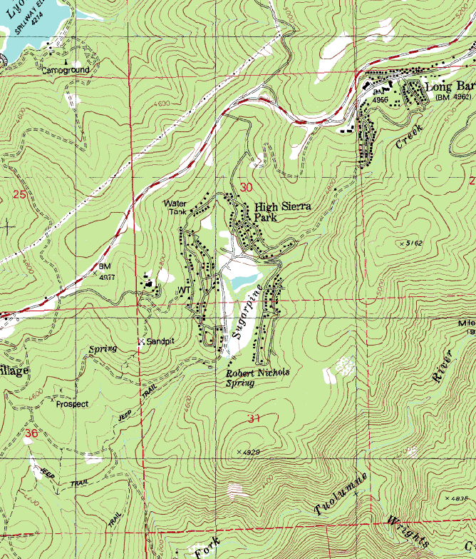 Center of map is the center of our pond